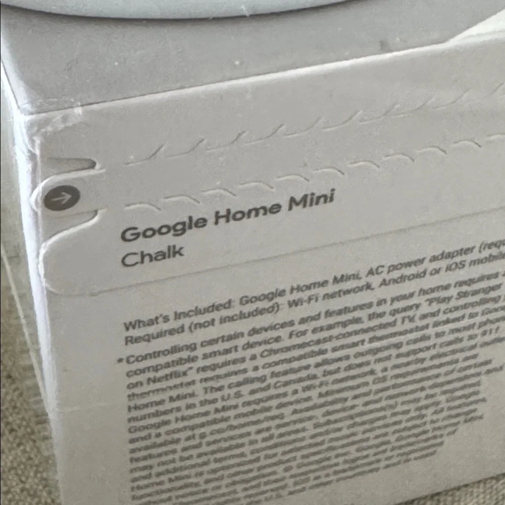Google Home mini 2018 new sealed box
